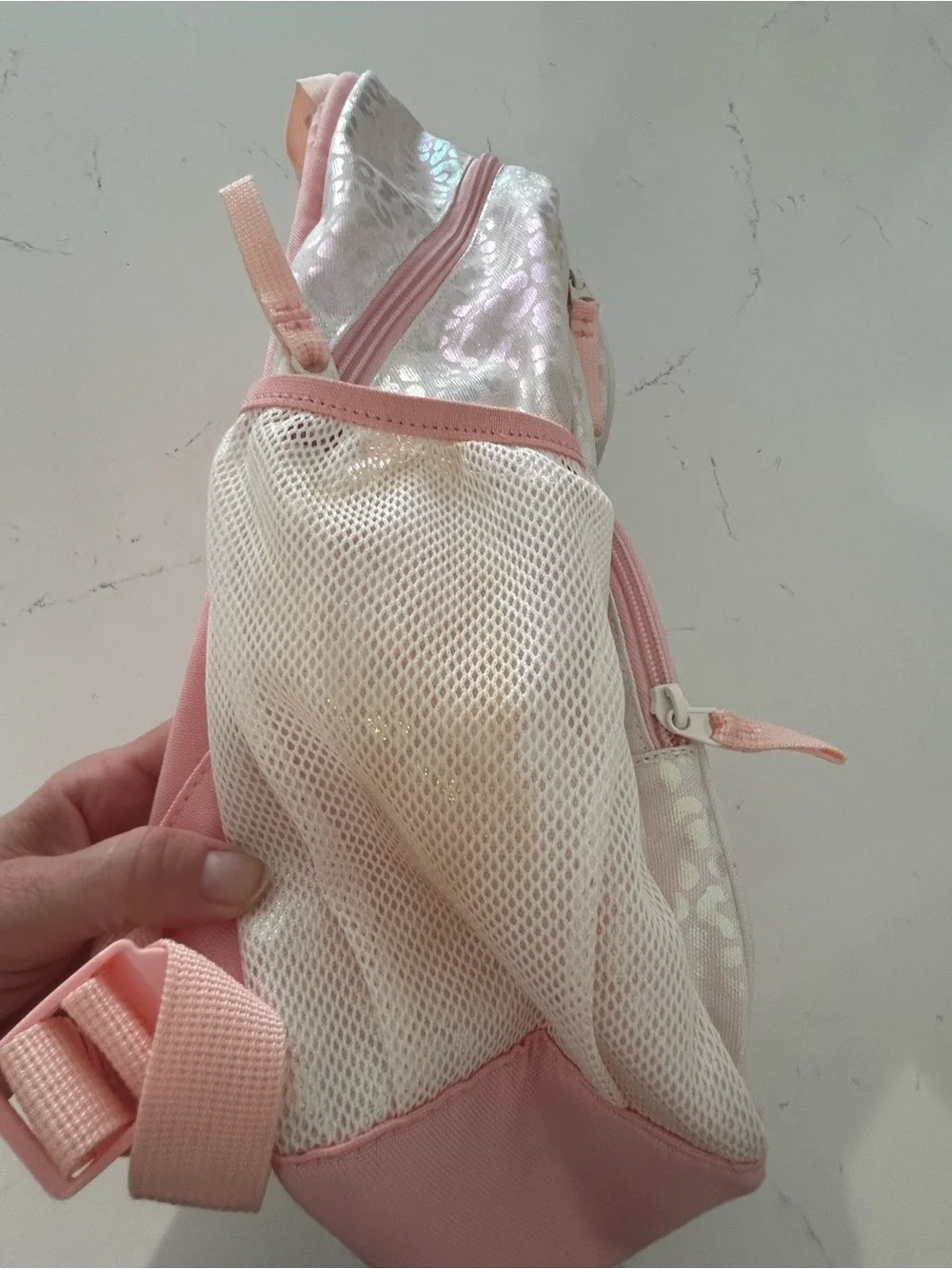 Pink Iridescent Leopard Print Backpack - Cat and Jack Bag